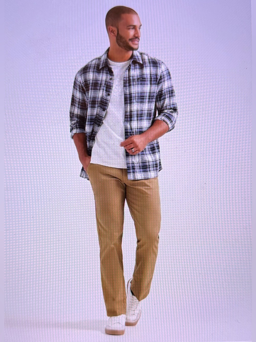 NWT Men’s Lee Extreme Motion Flat Front Pant